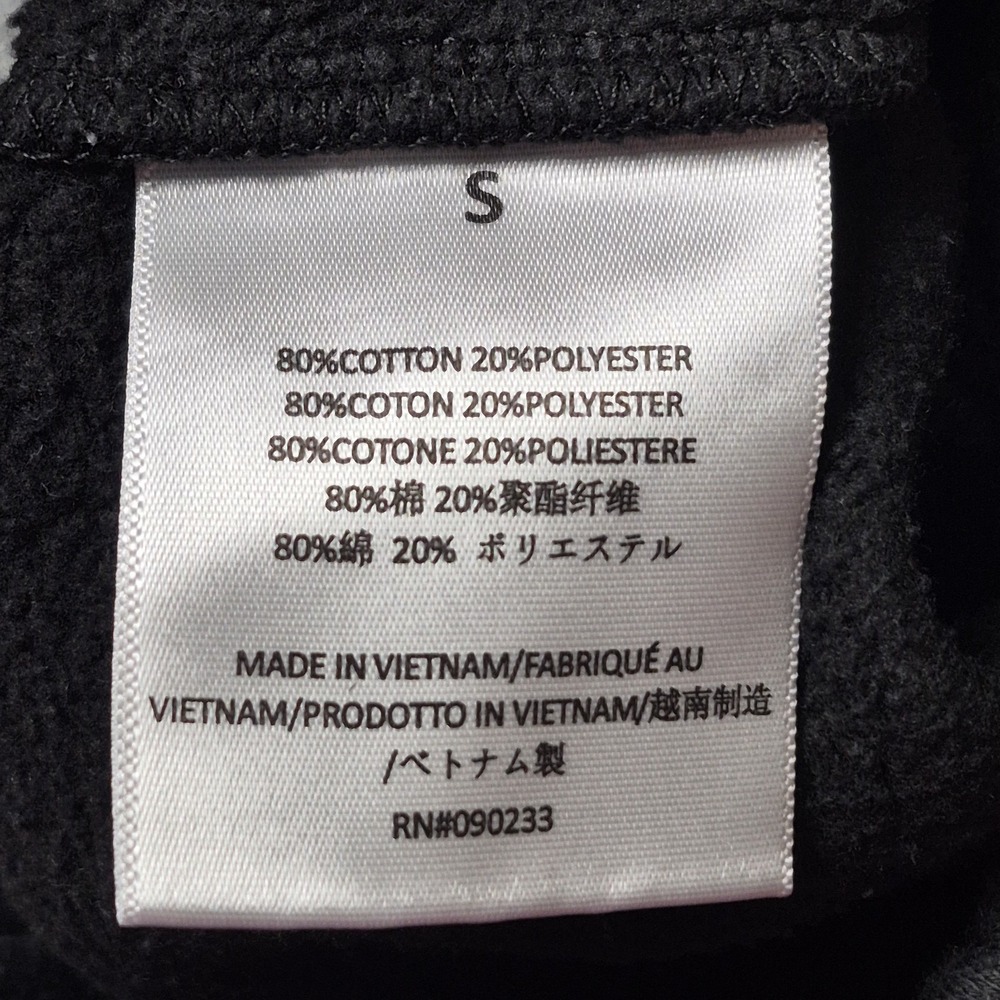 Essentials Fear Of God Men's Small Black‎ Fleece Jogger Sweatpants Logo - Picture 7 of 8